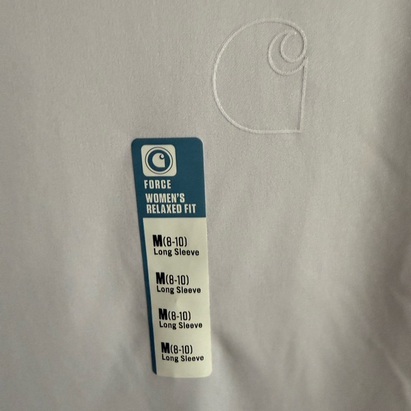 Carhartt Women’s White Sun Defender Long Sleeve NWT M. F-178 - Picture 2 of 6